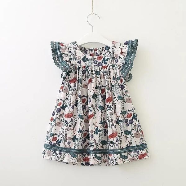 girl's 2021 summer new floral flying sleeve dress foreign style fashion princess skirt, Red;yellow
girl's 2021 summer new floral flying sleeve dress foreign style fashion princess skirt, Red;yellow