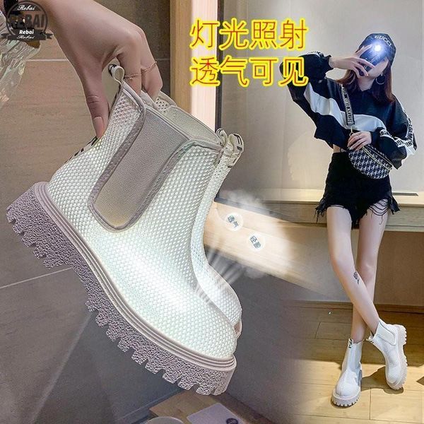 boots smoke tube women's 2021 summer match qunzi thin hollow mesh short boots, versatile cool, Black
boots smoke tube women's 2021 summer match qunzi thin hollow mesh short boots, versatile cool, Black