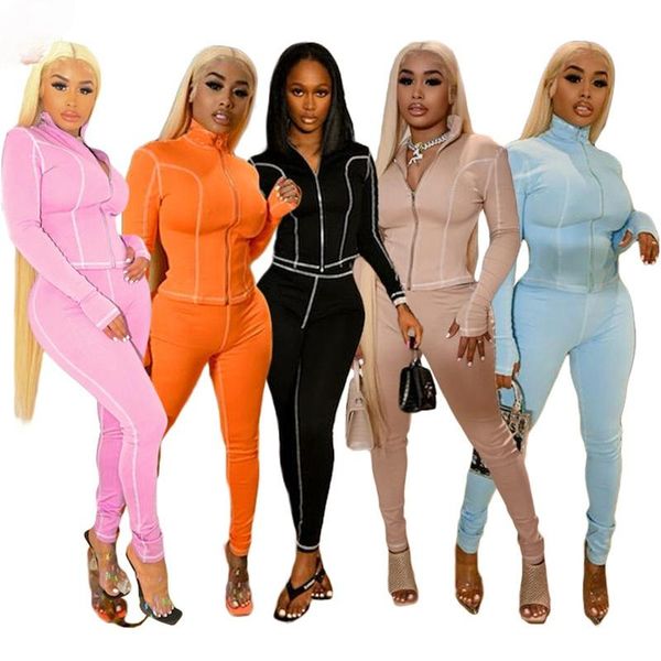 two piece set women 2021 tracksuit bodycon super stretchy sweatsuit fitness matching spring clothes wholesale drop women's pants, White
two piece set women 2021 tracksuit bodycon super stretchy sweatsuit fitness matching spring clothes wholesale drop women's pants, White