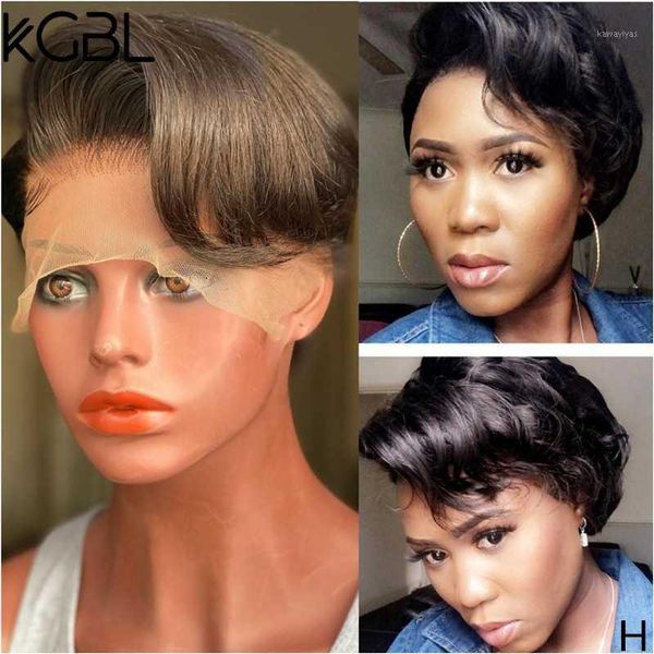 13*4 pixie cut natural color lace front human hair wigs 150 180 density with baby brazilian non-remy medium women wig1, Black;brown
13*4 pixie cut natural color lace front human hair wigs 150 180 density with baby brazilian non-remy medium women wig1, Black;brown