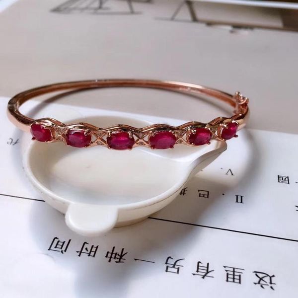 other bracelets 100% natural and real ruby bangle 925 sterling silver fine jewelry, Golden;silver
other bracelets 100% natural and real ruby bangle 925 sterling silver fine jewelry, Golden;silver