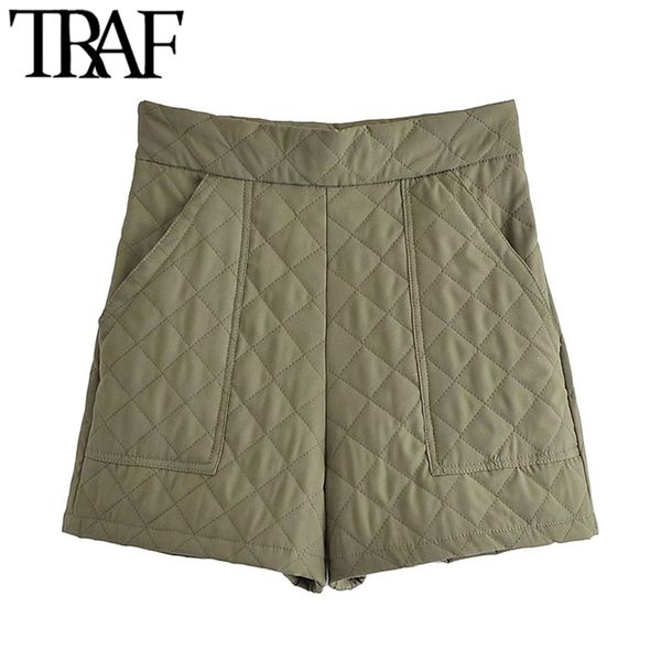 traf women fashion front pockets thin padded shorts vintage high waist side zipper female short pants mujer 220312, White;black
traf women fashion front pockets thin padded shorts vintage high waist side zipper female short pants mujer 220312, White;black
