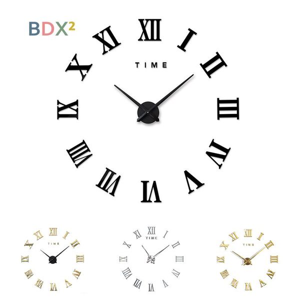 wall clocks diy guestroom decoration clock acrylic mirror sticker silent movement creative roman numerals big size
wall clocks diy guestroom decoration clock acrylic mirror sticker silent movement creative roman numerals big size
