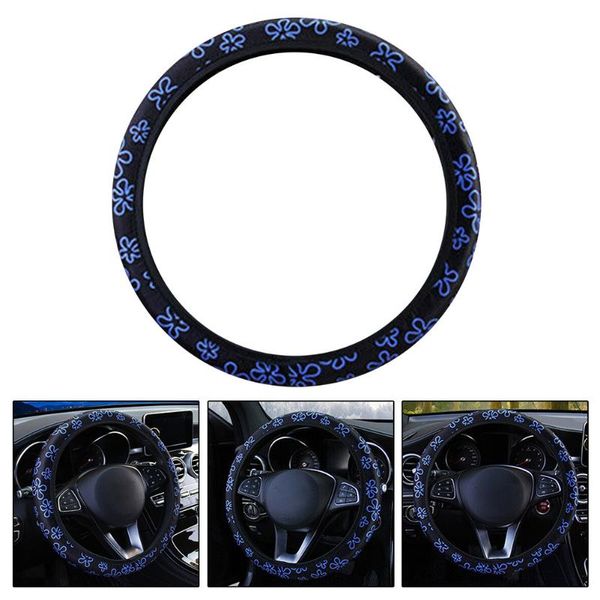 steering wheel covers 100% brand cover 15''/37-38cm black + blue high quality
steering wheel covers 100% brand cover 15''/37-38cm black + blue high quality