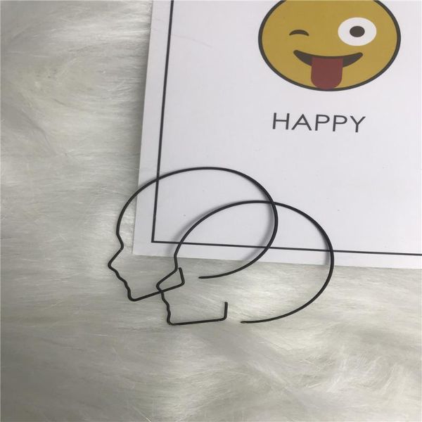 hoop & huggie fashion abstract face female earrings for women retro simple ear clip pendants a205, Golden;silver
hoop & huggie fashion abstract face female earrings for women retro simple ear clip pendants a205, Golden;silver