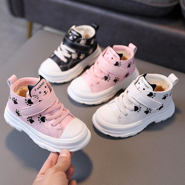 boots girls' pink thickened cartoon print cute cat leather 1-5 years old kids' short snow shoes 2021 winter keep warm, Black;grey
boots girls' pink thickened cartoon print cute cat leather 1-5 years old kids' short snow shoes 2021 winter keep warm, Black;grey