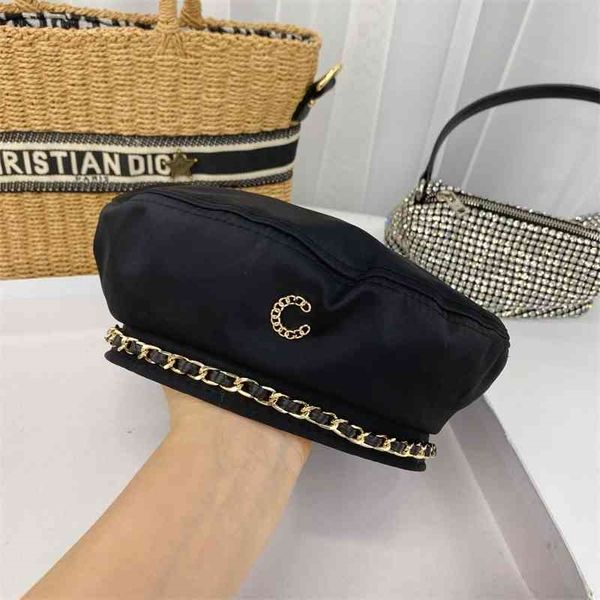 design versatile letter beret female fashion chain painter hat pumpkin bud 70% off, Blue;gray
design versatile letter beret female fashion chain painter hat pumpkin bud 70% off, Blue;gray