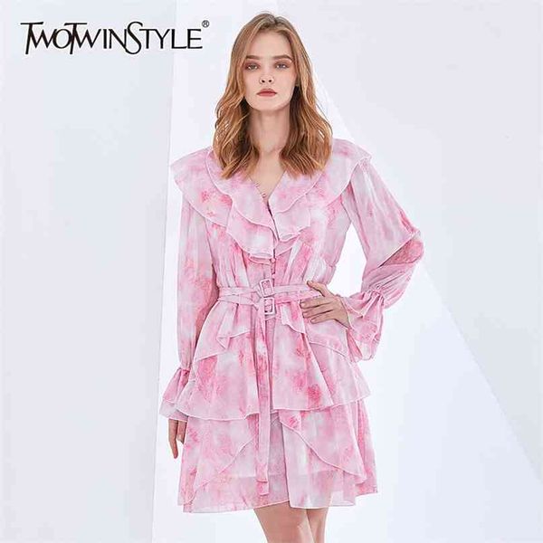 pink patchwork ruffle dress for women v neck long sleeve high waist vintage dresses female fashion clothes 210520, Black;gray
pink patchwork ruffle dress for women v neck long sleeve high waist vintage dresses female fashion clothes 210520, Black;gray