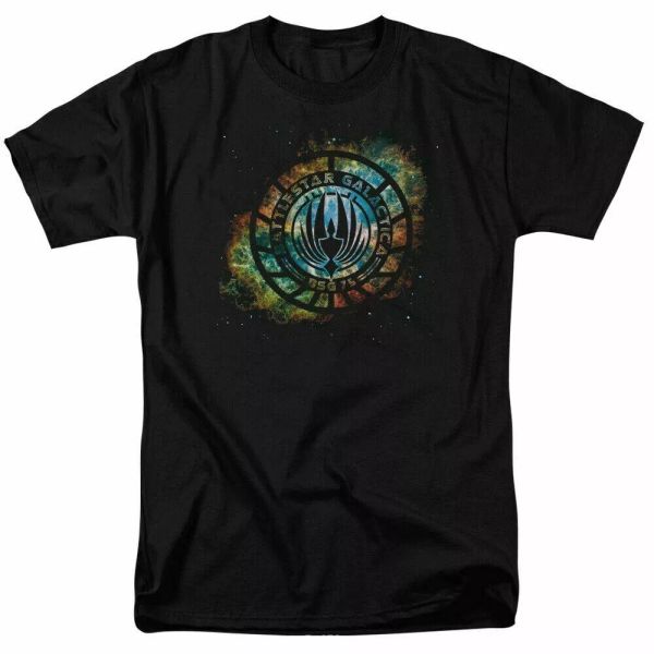 battlestar galactica emblem knock-out t shirt licensed sci-fi tv show tee black, White;black
battlestar galactica emblem knock-out t shirt licensed sci-fi tv show tee black, White;black
