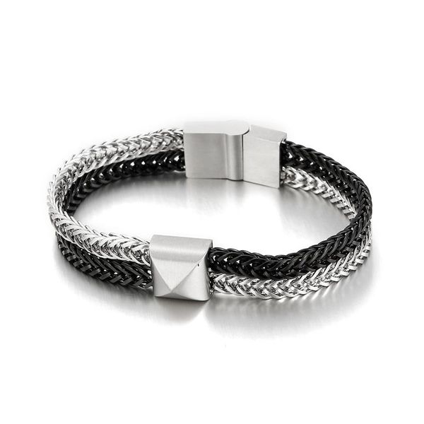 link, chain haolynjoy 6mm double layer link 316l stainless steel bracelets men's biker bracelet on hand jewelry, Black
link, chain haolynjoy 6mm double layer link 316l stainless steel bracelets men's biker bracelet on hand jewelry, Black