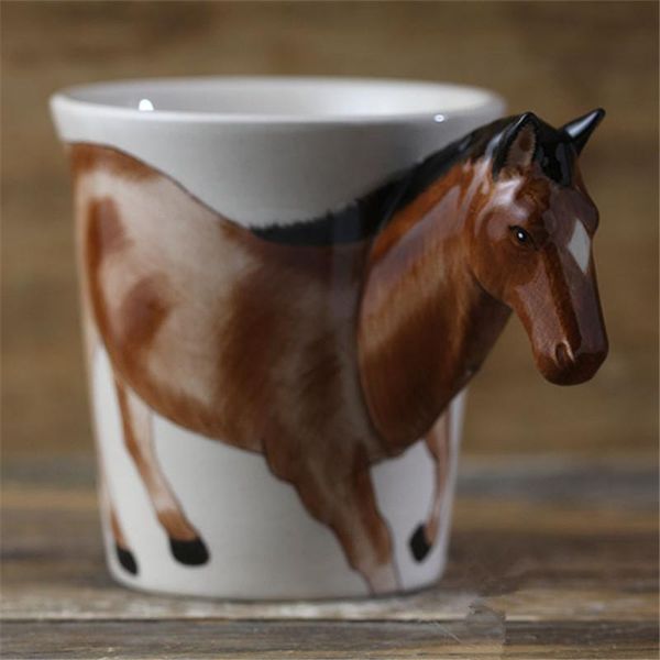 mugs creative animal horse ceramic coffee cup personalized handle hand-painted animals rural style office for men
mugs creative animal horse ceramic coffee cup personalized handle hand-painted animals rural style office for men