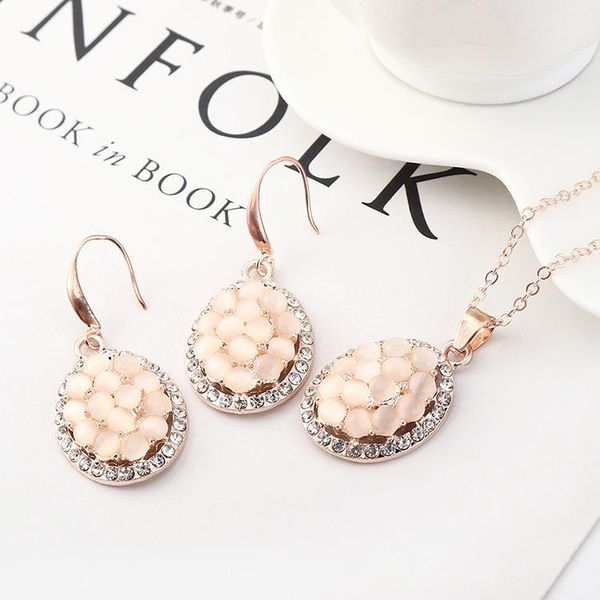 earrings & necklace set with crystal oval geometric retro trend year presents for ladies engagement jewelry, Silver
earrings & necklace set with crystal oval geometric retro trend year presents for ladies engagement jewelry, Silver