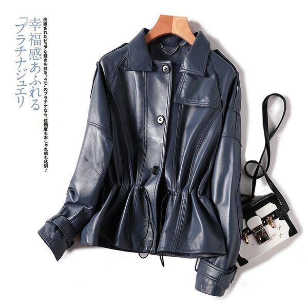 women's fur & faux sheepskin jackets female 2021 style leather jacket genuine single breasted fashion slim clothing, Black
women's fur & faux sheepskin jackets female 2021 style leather jacket genuine single breasted fashion slim clothing, Black