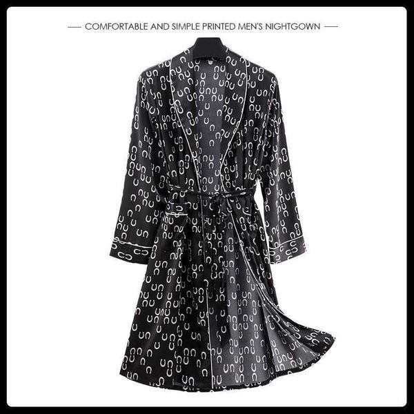silk ice silk long sleeve men's pajamas long nightgown bathrobe housewear wp2173, Black;brown
silk ice silk long sleeve men's pajamas long nightgown bathrobe housewear wp2173, Black;brown