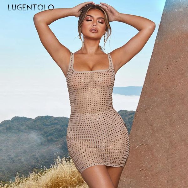 women party dress spaghetti strap fashion drilling strapless perspective backless slim bodycon mini lugentolo casual dresses, Black;gray
women party dress spaghetti strap fashion drilling strapless perspective backless slim bodycon mini lugentolo casual dresses, Black;gray