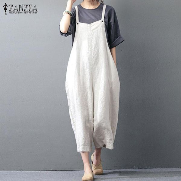women's jumpsuits & rompers zanzea casual 2021 women jumpuits sleeveless backless solid loose strapless pockets retro oversized playsui, Black;white
women's jumpsuits & rompers zanzea casual 2021 women jumpuits sleeveless backless solid loose strapless pockets retro oversized playsui, Black;white