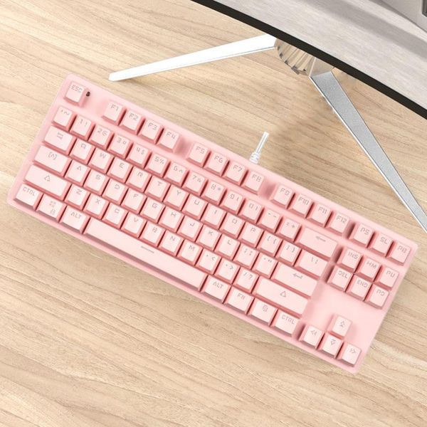 keyboards 87 keys mechanical keyboard with blue switch 2.0 trigger keycaps usb wired for gaming 26 conflict free
keyboards 87 keys mechanical keyboard with blue switch 2.0 trigger keycaps usb wired for gaming 26 conflict free