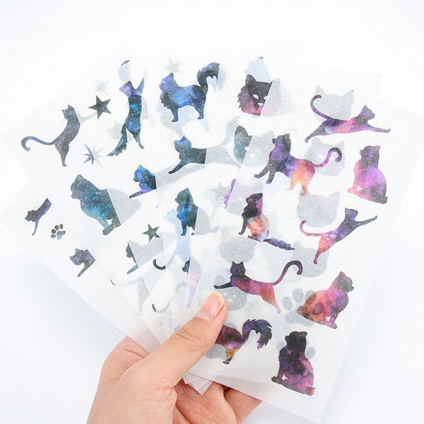 6 sheets/pack beautiful cats diy stickers decorative scrapbooking diy diary album stick label paper decor kids gift
6 sheets/pack beautiful cats diy stickers decorative scrapbooking diy diary album stick label paper decor kids gift