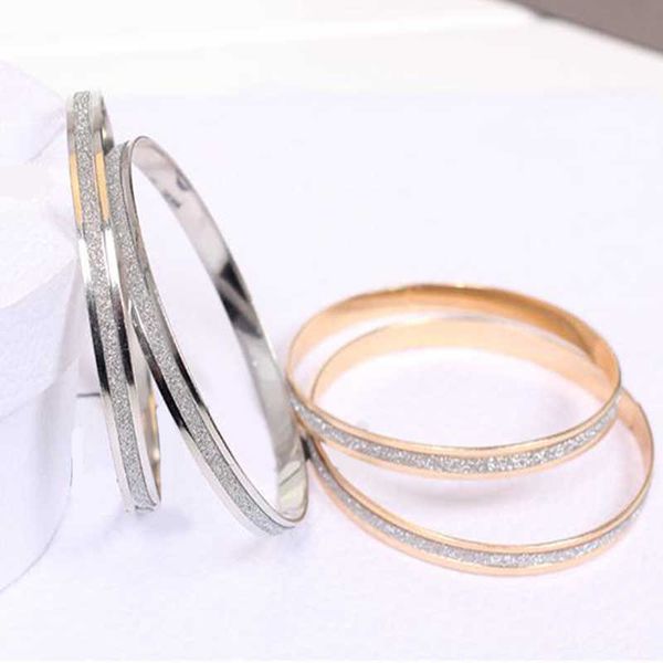 trendy simple bangle bracelet for women elegant frosted cuff hoop bracelets ladies hand chain bangle bracelet jewelry gifts q0719, Black
trendy simple bangle bracelet for women elegant frosted cuff hoop bracelets ladies hand chain bangle bracelet jewelry gifts q0719, Black