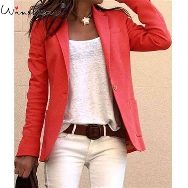 spring candy colors blazer women girls notched single button slim jacket coat long sleeve clothing c0d102a 210421, White;black
spring candy colors blazer women girls notched single button slim jacket coat long sleeve clothing c0d102a 210421, White;black