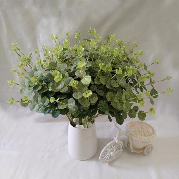 decorative flowers & wreaths 4-fork 16-head silk eucalyptus money leaf flower arrangement grass plant leaves garden decoration
decorative flowers & wreaths 4-fork 16-head silk eucalyptus money leaf flower arrangement grass plant leaves garden decoration