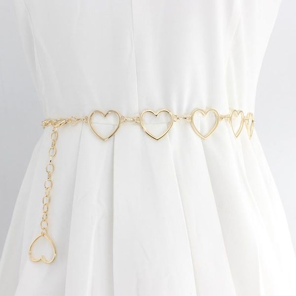 belts gold silver heart metal waist chain women belt adjustable thin waistband hip hop style girls pants dress accessories, Black;brown
belts gold silver heart metal waist chain women belt adjustable thin waistband hip hop style girls pants dress accessories, Black;brown