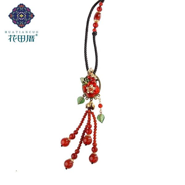 pendant necklaces ethnic handmade red lampwork flower beads chain tassel necklace for women jewelry cl-18097, Silver
pendant necklaces ethnic handmade red lampwork flower beads chain tassel necklace for women jewelry cl-18097, Silver