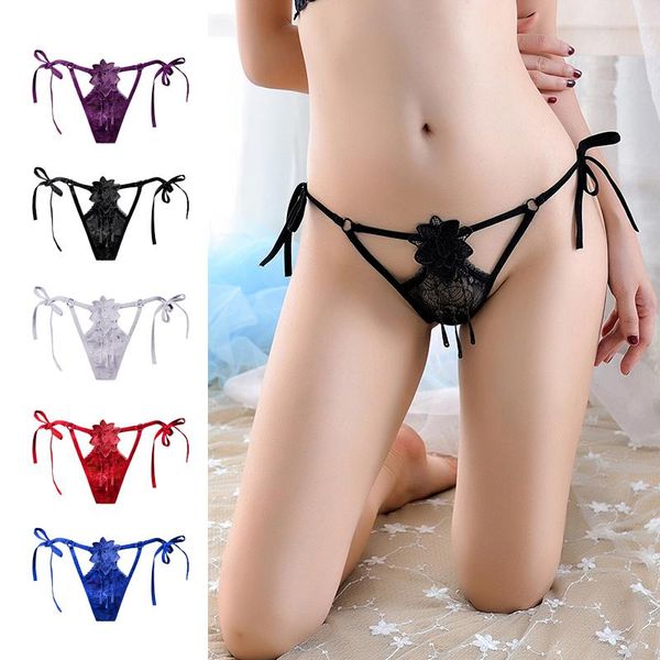 women's panties large lace up underwear hollow out bandage thong fun transparent, Black;pink
women's panties large lace up underwear hollow out bandage thong fun transparent, Black;pink