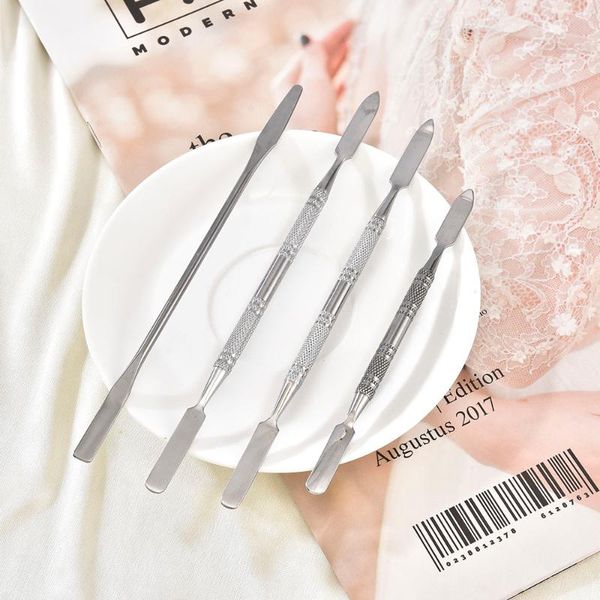nail stainless steel color palette foundation knife embossing stick multi-function push manicure tools cuticle pushers
nail stainless steel color palette foundation knife embossing stick multi-function push manicure tools cuticle pushers