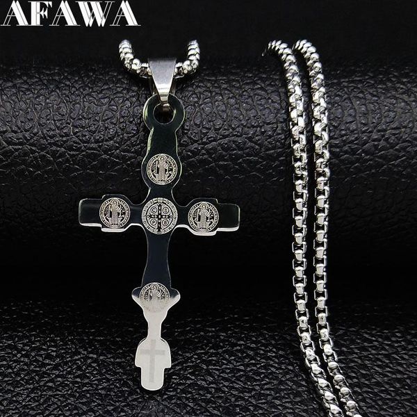 pendant necklaces 2021 cross jesus silver color stainless steel & pendants jewerly collar acero inoxidable mujer n19611
pendant necklaces 2021 cross jesus silver color stainless steel & pendants jewerly collar acero inoxidable mujer n19611
