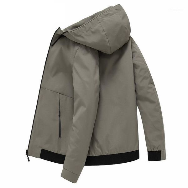 men's jackets 2021 spring autumn casual jacket men fashion hooded coat outerwear, Black;brown
men's jackets 2021 spring autumn casual jacket men fashion hooded coat outerwear, Black;brown