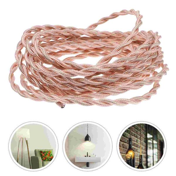other lighting accessories 1 roll 5m rose gold industrial electrical cord braided wire for diy projects
other lighting accessories 1 roll 5m rose gold industrial electrical cord braided wire for diy projects