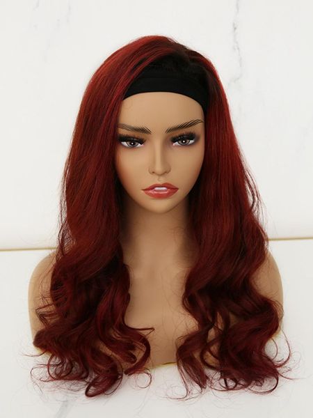lace wigs retro ruby red wavy100% human hair headband wig brazilian silky straight scarf for women no gel remy, Black;brown
lace wigs retro ruby red wavy100% human hair headband wig brazilian silky straight scarf for women no gel remy, Black;brown