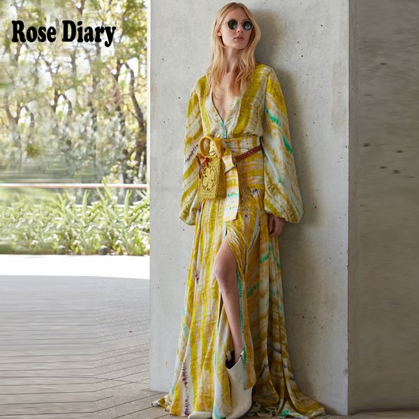 RoseDiary Designer Runway Single Breasted Maxi Long Dress Party Night Dresses with Sashes Vintage Striped Longa Vestidos Elbise, Yellow
RoseDiary Designer Runway Single Breasted Maxi Long Dress Party Night Dresses with Sashes Vintage Striped Longa Vestidos Elbise, Yellow