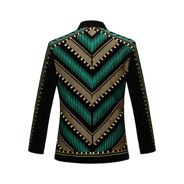 men's suits & blazers pyjtrl men's sport jacket with embroidery, stage singing coat, attire, velveadolescent plus size, blazer des, White;black
men's suits & blazers pyjtrl men's sport jacket with embroidery, stage singing coat, attire, velveadolescent plus size, blazer des, White;black