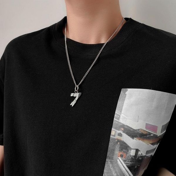 pendant necklaces woman number 7 necklace women chain lovers jewelry wedding silver color trendy kpop stainless steel collier
pendant necklaces woman number 7 necklace women chain lovers jewelry wedding silver color trendy kpop stainless steel collier