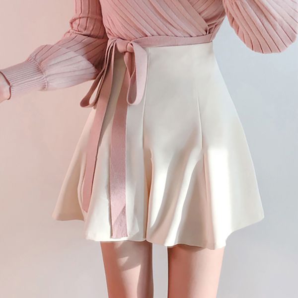 half-length skirt spring and autumn solid color flared high waist large size a-line short pleated 210429, Black
half-length skirt spring and autumn solid color flared high waist large size a-line short pleated 210429, Black