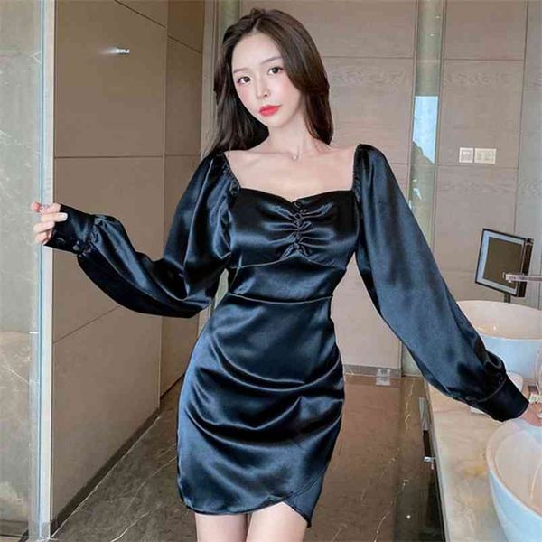 spring french vestidos female retro square neck bubble sleeve temperament low-cut high-waist slim mini dress c688 210506, Black;gray
spring french vestidos female retro square neck bubble sleeve temperament low-cut high-waist slim mini dress c688 210506, Black;gray