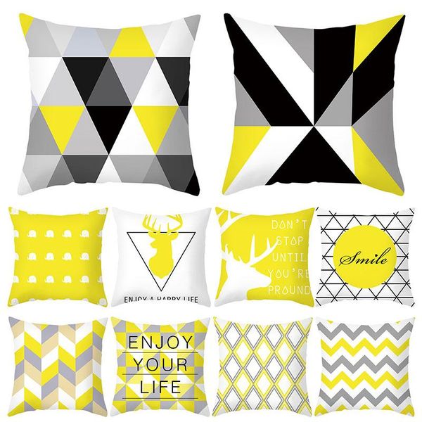 cushion/decorative pillow yellow grey striped geometric pattern pillowcase polyester cushion cover 45x45 nordic style sofa home decor
cushion/decorative pillow yellow grey striped geometric pattern pillowcase polyester cushion cover 45x45 nordic style sofa home decor