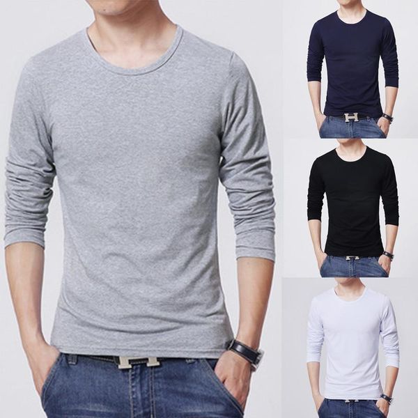 men's t-shirts t shirt solid colors long sleeve slim t-shirt young men pure color tee 3xl size o neck casual, White;black
men's t-shirts t shirt solid colors long sleeve slim t-shirt young men pure color tee 3xl size o neck casual, White;black
