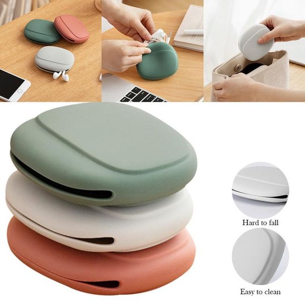 portable data cable headphone storage box simple mobile phone organizing bag silicone coin purse travel carrying case bags
portable data cable headphone storage box simple mobile phone organizing bag silicone coin purse travel carrying case bags