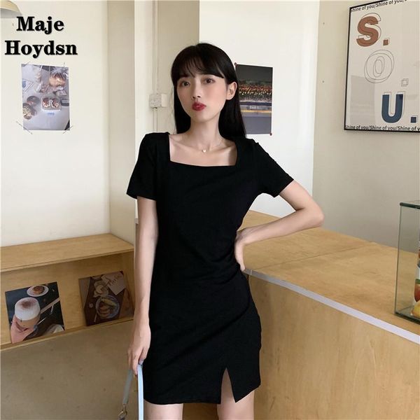 casual dresses maje hoydsn french dress short 2021 summer style split bf thin square neck trick small black skirt retro, Black;gray
casual dresses maje hoydsn french dress short 2021 summer style split bf thin square neck trick small black skirt retro, Black;gray