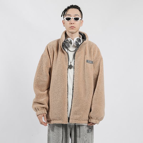 men's jackets autumn solid wool jacket parkas coarse fleece casual jackets outwear windproof parka male clothing lqov, Black;brown
men's jackets autumn solid wool jacket parkas coarse fleece casual jackets outwear windproof parka male clothing lqov, Black;brown