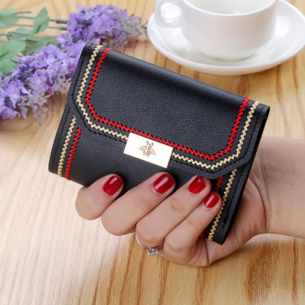 wallets 2021 women clutch coin purse pu leather short wallet card holder organizer bags mini classic cute money bag for ladies girls, Red;black
wallets 2021 women clutch coin purse pu leather short wallet card holder organizer bags mini classic cute money bag for ladies girls, Red;black
