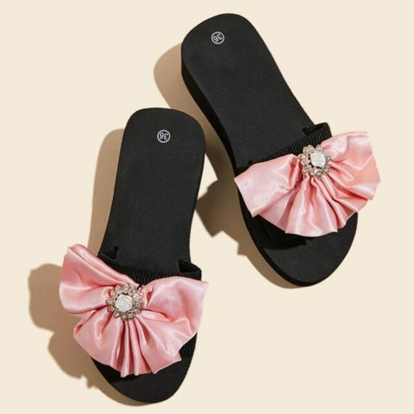 slippers sweet bow women summer flat shoes outdoor lady flip flops non-slip home slides casual female beach hh58, Black
slippers sweet bow women summer flat shoes outdoor lady flip flops non-slip home slides casual female beach hh58, Black