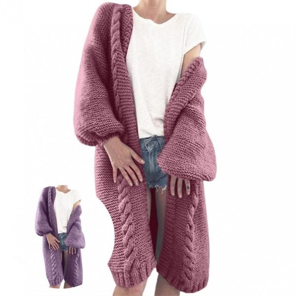 women's knits & tees lantern sleeve women accessory pure color knitted coat for daily wear, White
women's knits & tees lantern sleeve women accessory pure color knitted coat for daily wear, White