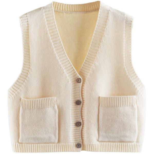 women's vests zcsmll v-neck short waistcoat pocket single-breasted sweet shaped solid color women vest all-match 2021 spring, Black;white
women's vests zcsmll v-neck short waistcoat pocket single-breasted sweet shaped solid color women vest all-match 2021 spring, Black;white