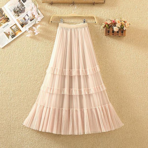 skirts women sweet cake layered long tulle high waist ruffled pleated skirt spring autumn female fairy #3, Black
skirts women sweet cake layered long tulle high waist ruffled pleated skirt spring autumn female fairy #3, Black