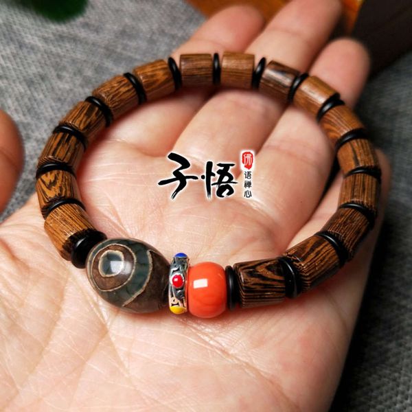 hand string bracelet straight chicken wing wooden bucket buddha pearl tibetan tianzhu cloisonne accessories bracelet for men and women, Black
hand string bracelet straight chicken wing wooden bucket buddha pearl tibetan tianzhu cloisonne accessories bracelet for men and women, Black