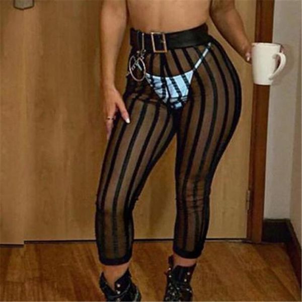 sheer meshlong striped printed women pant fashion leggings summer casual perspective pencil trousers, Black;white
sheer meshlong striped printed women pant fashion leggings summer casual perspective pencil trousers, Black;white